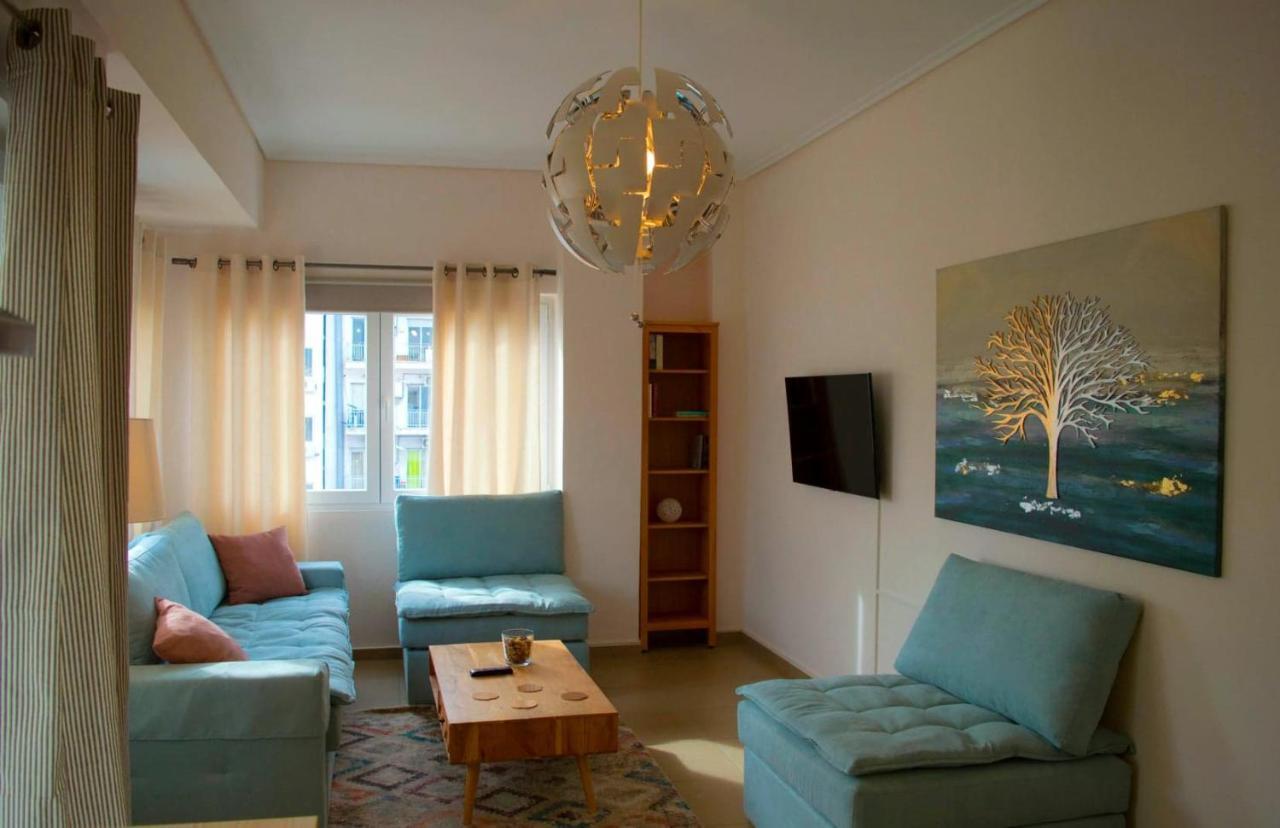Sunny Central Luxury Apartment Volos Ngoại thất bức ảnh